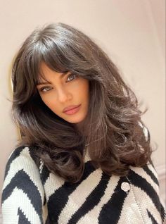 2023 Haircuts For Women With Bangs, Wispy Curtain Fringe Long Hair Side Part, Medium Length Hairstyles For Round Faces, Medium Length Hair With Headband, Bangs On Thick Hair, Bangs With Medium Hair Layers, Medium Length Layers With Curtain Bangs, Butterfly Haircut 2022 Long, Feathered Bangs Long Hair