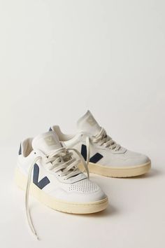 Veja V-90 Sneakers | Free People Scandi Street Style, Veja Sneakers, Trending Sneakers, Boho Clothing, School Outfits, Boho Outfits, Womens Sneakers, Free People, Street Style