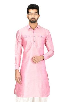 Buy Silk Kurta & Dhoti Pant Set by Arihant Rai Sinha at Aza Fashions Cape Jumpsuit, Pink Kurta, Neeta Lulla, Dhoti Pants, Silk Kurta, Tarun Tahiliani, Jumpsuit Skirt, Nehru Jackets