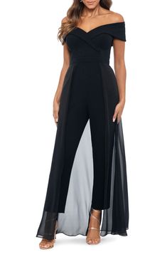 Plus Size Jumpsuit Wedding, Maxi Jumpsuit, Sheer Skirt, Plus Size Jumpsuit, Maternity Shops, Designer Clothes For Men, Modern Outfits, Women's Summer Fashion, Black Jumpsuit