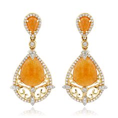 Item Code: 802218_white&#44 Orange Aventurine, Orange Gem, Diamond Earrings For Women, Diamond Jewelry Necklace, Blue Moonstone, Earrings Large, Emerald Jewelry, Unique Gemstones, Gems Jewelry