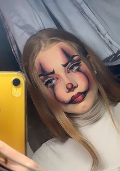 Halloween Makeup Looks Couple, Clown Eye Makeup, Hallowen Schminke, Pelottava Halloween