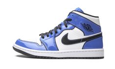 The Air Jordan 1 Mid SE “Signal Blue” dresses the mid-top version of Michael Jordan’s first signature shoe in a clean and casual look reminiscent of the popular original “UNC” colorway.  Appearing slightly darker in shade, the glossy Signal Blue leather panels on this Jordan 1 Mid nonetheless evoke the primary team uniform color of Michael Jordan’s alma mater, the UNC Tar Heels.  Smooth white leather detailing can be found on the perforated toe and on the mid-panel and collar.  Jordan Brand adds Jordans 1 Blue, Jordan 1 Mid Blue, Blue Air Jordan 1, 70s Converse, Jordans 1, Nike X Travis Scott, Ugg Ultra Mini, Converse Run Star Hike, Low Air Jordan 1