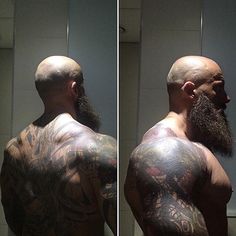 3Hƒ0® #JorgeRodrigues #Jbeard Epic Beard, Big Beards, Beefy Men, Beard Tattoo, Awesome Beards