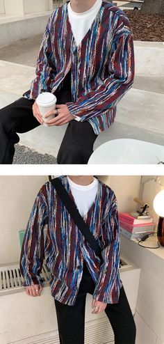 Product information: Style: Hedging Whether Hooded: Hooded Main fabric composition: cotton Color: Color Size: M, L, XL, 2XL Size information： Size： Size Length Shoulder Bust Sleeve M 70.5cm 57cm 114cm 51cm L 72.5cm 58cm 119cm 52cm XL 74.5cm 59cm 123cm 53cm 2XL 76.5cm 60cm 127cm 54cm Note 1. Asian sizes are 1 to 2 sizes smaller than European and American people. Choose the larger size if your size between two sizes. Please allow 2-3cm differences due to manual measurement. 2. Please check the siz Casual Multicolor Winter Cardigan, Casual Long Sleeve Knit Outerwear, Winter Cotton Cardigan For Streetwear, Casual Multicolor Cardigan With Pockets, Casual Multicolor Long Sleeve Cardigan, Casual Multicolor Hooded Sweater, Multicolor Cotton V-neck Cardigan, Multicolor V-neck Cotton Cardigan, Casual Cotton Winter Sweater