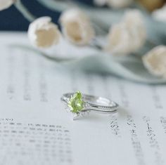 Holiday Notice: We will be on holiday from Feb 6 to Feb 15 for the Spring Festival. Orders will be shipped after we resume work. Natural Peridot Promise Ring, Green Peridot Engagement Ring, Teardrop Periodot Ring, Wedding Ring Set, Dainty Bridal Ring Set, Gifts for Her Features * Made to Order. * Material: 925 Silver with Gold Plated * Gold Color: Yellow Gold or Silver * Stone Type: Natural Green Peridot * Ready to Ship in 7-10 Business Days Want to find out more? Check out my shop https://www.e Engagement Ring Teardrop, Diamond Topaz Ring, Marquis Engagement Rings, Peridot Engagement Ring, Ring Teardrop, Peridot Engagement Rings, Sky Blue Topaz Ring, Resume Work, White Opal Ring