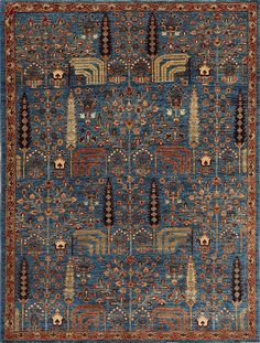 Size - 5'0 x 6'10 feet Design - Traditional Rug Quality - 40/40 Material - Wool , Vegan dye Origin - Afghanistan, Pakistan 5x7 Blue Tree of Life Floral Rug - Traditional Afghan Hand Knotted Rug - Area Rug - Rug for Bedroom - Rug for Living Room Rug For Bedroom, Blue Tree, Rug For Living Room, Hand Knotted Rug, Traditional Rug, Floral Rug, Traditional Rugs, Bedroom Rug, Modern Rugs