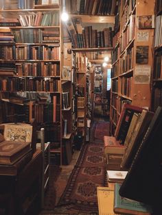 an old library filled with lots of books