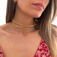 Wire Cuff, Choker Collar Necklace, Choker Collar, Body Chain Jewelry, Chain Jewelry, Style Necklace, Collar Necklace, Necklace Gift, Gift Necklace