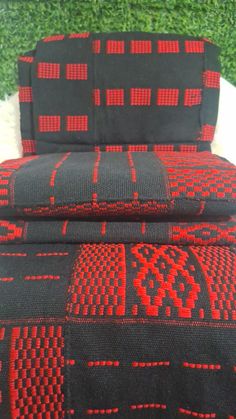 Afrincan, Ghana kente fabric for weddings, Traditional Marriage, occasions, church, party dress, Kente Fabric, Traditional Marriage, Fabric Black, Ghana, Beauty Book, Hand Made, Party Dress, Black And Red, Bathing Beauties