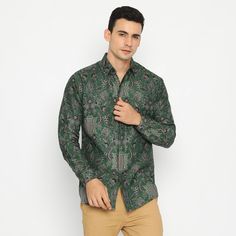 Are you looking for a t-shirt that will make you fit, comfortable, and very stylish? So this beautiful premium quality men's batik shirt is for you. Our casual short sleeve batik shirt fits like a well-loved favorite. You can wear this stylish shirt to show off your best and be comfortable enough for casual daywear. Our batik shirt is made by using premium cotton twill fabric. Original soft cotton and high-quality print make users fall in love with it over and over again. This handmade stylish t-shirt is a perfect gift for friends, brothers, sports lovers, boxers, gym trainers, etc. ✅ Features: ✔️ Easy wash ✔️ Long sleeve ✔️ Comfortable to wear ✔️ Stylish and comfortable ✔️ Breathable and absorbs sweat ✔️ Neat, Durable & Strong Boutique Stitching (guarantee without hassle) ✔️ Order now bef Casual Long Sleeve Patterned Shirt, Patterned Relaxed Fit Long Sleeve Shirt, Patterned Long Sleeve Shirt With Relaxed Fit, Relaxed Fit Long Sleeve Patterned Shirt, Patterned Long Sleeve Relaxed Fit Shirt, Casual Long Sleeve Shirt With All Over Print, Relaxed Fit Long Sleeve Tops With Batik Print, Long Sleeve Relaxed Fit Batik Print Tops, Long Sleeve Tops With Batik Print And Relaxed Fit