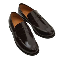 Perfect For A Polished Work Look, These Loafers Offer A Padded Footbed For Comfort And A Handsome Style That Always Has A Crisp Appearance. Features & Fabric Almond Toe Slip-On Styling Low Heel Padded Footbed; Man-Made Lining And Soles Genuine Leather Upper/Rubber Semi-formal Slip-on Dress Shoes With Flat Heel, Classic Semi-formal Slip-ons For Spring, Formal Plain Toe Slip-ons For Fall, Slip-on Dress Shoes For Office In Fall, Semi-formal Slip-on Loafers With Round Toe, Semi-formal Slip-on Loafers With Flat Heel, Formal Spring Loafers With Round Toe, Formal Slip-ons With Pointed Toe For Fall, Spring Formal Loafers With Round Toe