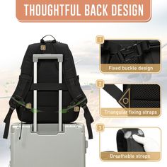 Stay Organized and Connected On-The-Go Discover the ultimate companion for your business travels with the Business Travel Laptop Backpack. Designed for modern professionals, this backpack seamlessly combines functionality, durability, and style to elevate your travel experience. Product Features Spacious Capacity: With a capacity of 20-35 liters, this backpack offers ample space for your laptop (up to 15.6 inches), tablet, notebooks, and other essentials. Anti-Theft Design: Equipped with hidden Laptop Bag Men, Travel Laptop Backpack, Computer Backpack, College Backpack, Travel Companion, Stay Organized, Laptop Backpack, Travel Backpack, Staying Organized