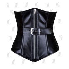 Brown-Black Faux Leather Underbust Corset 3 Layers With Hidden Busk & Fashion Belt Add A Touch Of Style And Functionality To Your Wardrobe With This Brown-Black Faux Leather Underbust Corset, Featuring A Hidden Stainless Steel Busk And A Fashionable Belt With A Buckle. Features: High-Quality Stainless Steel Hidden Front Busk: Provides A Secure Closure While Maintaining A Sleek, Uninterrupted Exterior. Fashion Pocket And Belt With Buckle: Adds A Functional And Stylish Detail, Perfect For Enhancin Elegant Black Corset With Belt, Black Leather Corset For Club Wear, Black Leather Corset Belt For Evening, Evening Black Leather Corset Belt, Black Corset With Zipper Closure, Gothic Black Corset With Zipper Closure, Black Leather Gothic Corset Belt, Gothic Leather Corset For Party, Black Leather Evening Corset