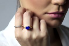 Our handmade 18k Gold Lapis Lazuli Ring is the epitome of elegance and simplicity. It boasts an oval cut gemstone that gives it a unique charm. As a stackable ring, it offers endless possibilities for stylish layering. It is perfect as an engagement ring or as a minimalist accessory to enhance your everyday ensemble. The dainty design allows for a delicate touch to any outfit, making it an ideal gift for the woman who appreciates understated elegance. ☛ 𝒜𝐵𝒞 - Add Engraving - https://etsy.me/3 Oval Rings With Prong Setting For Everyday, Everyday Oval Rings With Prong Setting, Elegant Everyday Blue Sapphire Ring, Dainty Oval Sapphire Ring For Formal Occasions, Minimalist Oval Sapphire Ring In 14k Gold, Everyday Simple Oval Rings, Elegant Everyday 14k Gold Sapphire Ring, Elegant Yellow Gold Sapphire Ring For Everyday, Minimalist Oval Sapphire Anniversary Ring