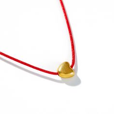 Minimalist Red Heart-shaped Jewelry, Valentine's Day Heart-shaped Adjustable Choker, Minimalist Red Heart Necklace, Minimalist Adjustable Heart Necklace, Adjustable Heart Pendant Choker For Valentine's Day, Minimalist Adjustable Heart Pendant Necklace, Gold Jewelry With Adjustable Cord For Valentine's Day, Minimalist Adjustable Charm Necklace With Heart Pendant, Red Minimalist Jewelry With Adjustable Cord