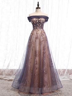 فساتين حفلات 2024 جميلة طويلة على شكل حرف A من التل A Line Evening Dress, Sequin Prom Dress, Lace Formal Dress, Dresses 2020, Prom Dresses Lace, Dress Formal, Formal Dresses Prom, Women Long Dresses, Tulle Lace