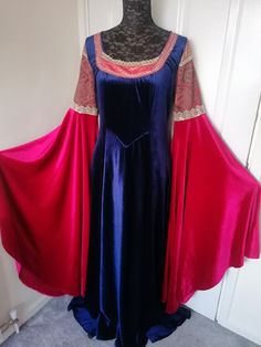 Historical Costume Dresses For Medieval Festivals, Medieval Festival Costume Party Dress, Medieval Festival Historical Costume Dresses, Medieval Style Historical Design Dress For Fancy Dress, Medieval Style Historical Dress For Fancy Dress, Victorian Dress For Fancy Dress And Medieval Festivals, Princess Historical Dress For Costume Party, Fantasy Costume Dresses For Cosplay Events, Red Dress For Cosplay Events