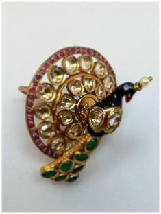 Meenakari Enamel Jewelry, Elegant Kundan Meenakari Rings, Traditional Silver Meenakari Rings, Kundan Toe Ring As Gift, Traditional Kundan Rings With Hand Set, Ceremonial Temple Jewelry Ring With Meenakari, Silver Kundan Rings For Festive Occasions, Festive Silver Kundan Rings, Handmade Peacock Wedding Jewelry