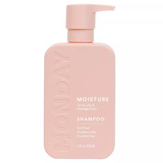 Monday Moisture Shampoo - 12 Fl Oz : Target Coquette Shampoo, Shampoo For Healthy Hair, Monday Shampoo And Conditioner, Monday Shampoo, Shampoo Aesthetic, Monday Haircare, Shampoo For Damaged Hair, Shampoo Brands, Shower Products