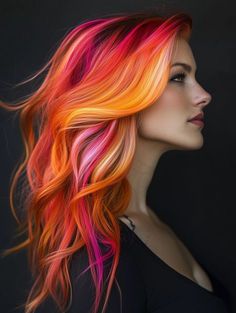 Pink Blonde, Tie Dye Hair, Hair Colour Design, Hair Play, Pink Blonde Hair, Split Dyed Hair, Vivid Hair Color, Try On Hairstyles, Natural Gray Hair