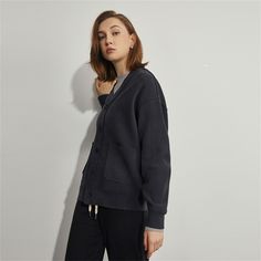 Women’s Casual Windproof Cardigan Jacket  Material: 90% polyester + 10% spandex  Size: S, M, L, XL Color: Brown, Black, Dark Gray, Apricot, Rose, Lake Blue Function: Windproof, Waterproof  Season: Spring, Fall, Winter   Occasion: Leisure, Outdoor, Daily, Vacation, Fall Outfits Black Casual Relaxed Fit Blazer, Casual Black Relaxed Fit Blazer, Black Relaxed Fit Casual Blazer, Casual Blazer With Pockets For Cold Weather, Everyday Black Blazer For Fall, Black Blazer For Everyday Fall Wear, Casual Fleece Jacket For Work With Pockets, Everyday Long Sleeve Winter Fleece Jacket, Casual Hooded Fall Blazer