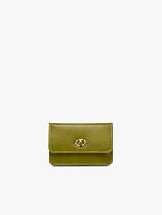 Our wallet boasts a sleek and refined look, perfect for both casual and formal settings. The vintage lock adds a unique, stylish touch that stands out. Fabric: PUsize:12*2*8cmWeight:0.05kg Vintage Wallet, Mini Wallet, The Vintage, Twist, Sleek, Purse, Solid Color, Wallet, Green