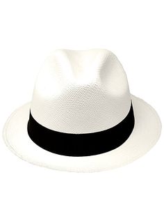 Brand: Gamboa Color: WhiteBrim: 4 cm. (1 1/2")Grade (Woven): 3 - 4 learn more Sweatband: Cotton Twill, 3 cm. (1.18") Crown: 11 cm. (4 3/10") Hat Grade: SubFine Description: Handmade in Cuenca city in Ecuador. This PanamÃ¡ Borsalino hat for men has a delicate and consistent weave form. STYLE & COMFORT: Really suitable for travel, outdoor activities (gardening, golf, trekking, etc.) and events (weddings, sport events, etc.) as the sweat absorbing headband inside the hat, will keep your head fresh White Adjustable Panama Hat For Formal Occasions, White Brimmed Panama Hat For Formal Occasions, White Flat Brim Fedora For Formal Occasions, White Classic Hat With Curved Brim, White Formal Panama Hat, Classic White Hat With Curved Brim, Classic White Fedora Sun Hat, Classic White Brimmed Hat, White Formal Panama Hat With Short Brim