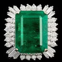 "Specification:- Stone Details :- *Diamond Material : Cubic Zirconia (CZ) *Center Diamond Cut : Emerald Cut *Center Diamond Dimension : 18*13MM  *Side Diamond Dimension : 1.70, 2.00, 2.10 MM  *Side Diamond Weight :1.17  CT *Diamond Color : White/  Green  *Diamond Clarity : VVS *Making Process: Handmade by our Experienced Staff. *Stamp: Our All Rings Stamped According to metal Purity (925 SIL/10K/14K Gold). Customization:- *Buyer can Request change of rhodium color in 925 Silver Jewelry (No addit 2ct Diamond Ring, Emerald Cut Diamond Ring, Simulated Diamond Rings, Gold Face, Aquamarine Engagement Ring, Dream Gift, Emerald Cut Diamond, Diamond Anniversary Rings, Emerald Color