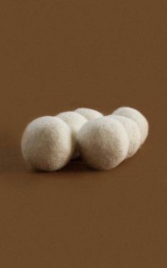 This item is subject to a 15% restocking fee if returned. Meet the natural and reusable fabric softener that’s good for the planet and your wallet. Felted wool dryer balls soften clothes, reduce wrinkles, and circulate your dryer's air more evenly and efficiently. u00a0 Dries laundry up to 40% quicker. Reduces energy waste. Removes wrinkles and static. Organic, hypoallergenic, and chemical-free. \-u00a0Reusable for up to 1000 washes or three years in the dryer. Each purchase includes six wool dr Frankie Collective, Dryer Balls, Wool Dryer Balls, Natural Fabric, Wrinkle Remover, Felted Wool, Reduce Wrinkles, Fabric Softener, Chemical Free