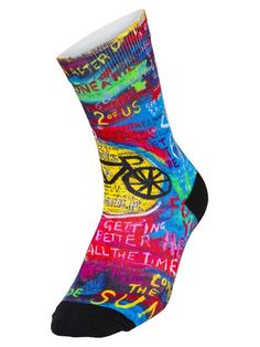 8 Days Cycling Socks. Cycology designs printed on compression cycling socks made from fabric providing excellent moisture-wicking. Combining flat toe seam construction for comfort and elastic knit for a snug fit, these socks are so good, you’ll want to wear them everywhere. Bike Saddle Bags, Bike Seat Cover, Saddle Cover, Bicycle Saddle, Cycling Socks, Bike Saddle, Cycling Cap, Cycling Shoes, Cycling Jerseys