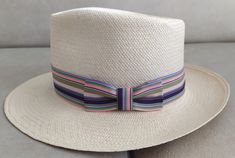 *A decorative striped grosgrain hat band. *Handmade *NEW SHIPPING METHOD! *New *Fit all sizes. * Easy to attach. See video: https://youtu.be/MFmDEMAjFSY *Make your hat new again!! *Perfect for: polyester, wool, straw hat. *For a better looking. *Working with my lovely wife in this project, with love from Ecuador. (The product is in USA) Striped Hat, See Videos, Costume Hats, Hat Band, Color Combination, Straw Hat, Ecuador, Costume Accessories, Bow Tie