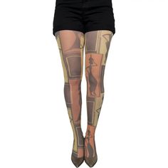 Design and colours inspired by African Art. Wear them under neutral-colored dresses for a pop of color. You will turn heads in these multicolored patterned tights pantyhose for women. Tights for all ladies, from small size to curvy women. Pantyhose and Tights available in plus size tights. If you are between two sizes, choose the bigger one (size up). Check the size chart! Composition: Made in Italy Fabric: 95% Nylon, 5% Elastane Care Instructions: Hand wash Weight: 4 oz (113.4 g) Fishnet Style, Funky Tights, Tights For Women, Plus Size Tights, Printed Tights, Patterned Tights, Fishnet Tights, Womens Tights, Lookbook Outfits