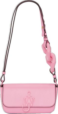 Trendy Pink Bags With Logo Hardware, Trendy Pink Shoulder Bag With Logo Hardware, Modern Pink Shoulder Bag With Logo Hardware, Pink Shoulder Bag With Logo Hardware For Everyday Use, Pink Shoulder Bag With Logo Hardware, Designer Pink Shoulder Bag With Logo Hardware, Modern Pink Shoulder Bag With Metal Hardware, Modern Pink Shoulder Bag With Chain Strap, Pink Leather Shoulder Bag With Chain Strap