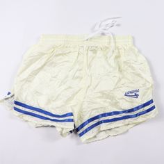 Vintage 90s Lanzera Nylon Soccer Shorts Soccer Shorts Brand New There Is Some Yellowing Due To Age And Storage The Size Is Youth Large Measurements Are: 3 Inch Inseam 12.5 Inch Overall Length 11 Inch Waist White Nylon Us Shipping Is Free And I Am Part Of The Global Shipping Program Check Out My Other Items For Sale In My Store! Bin 5/Youth White 90s Style Shorts For Summer, White 90s Style Summer Shorts, Retro Bottoms For School In Spring, Retro School Bottoms For Spring, Sporty Bottoms For School In Summer, White Casual Shorts For School, Casual White Shorts For School, White School Bottoms With Elastic Waistband, White Bottoms With Elastic Waistband For School