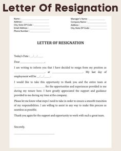 a letter of resignation is shown with the words,'let it be written in english and