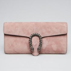 Pink Dionysus Suede Clutch Bag Silver-Tone Hardware 100% Suede Top Flap With Pinch Lock Closure Dual Tiger Head Crystal Encrusted Clasp 1 Slip Pocket 5.75" X 10.5" X 1.25" Product Number 425250 Made In Italy Gucci Leather Rectangular Clutch, Luxury Gucci Rectangular Clutch, Luxury Gucci Clutch Bag, Gucci Chic Evening Clutch, Elegant Gucci Rectangular Clutch, Elegant Gucci Leather Clutch, Chic Gucci Clutch For Evening, Gucci Rectangular Clutch For Formal Occasions, Luxury Gucci Clutch