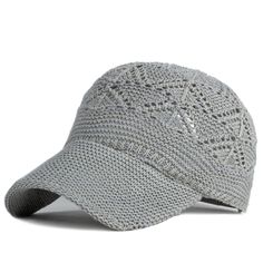 PRICES MAY VARY. Knit Mesh Cap: Made with a lightweight and breathable knit yarn, this cap offers excellent ventilation, keeping your head cool and comfortable during the summer season. Fashionable Design: Crafted with attention to detail, this cap combines fashion and functionality. The knit design adds a trendy and textured look, making it a fashionable accessory for casual outings, beach trips, or any outdoor activities. Its versatility allows you to pair it effortlessly with various summer o Knitted Baseball Cap, Comfortable Lightweight Hat, Lightweight Comfortable Hat One Size Fits Most, Knit Cap For Outdoor, Knit Cap For Outdoor Use, Adjustable Knit Hat For Outdoor, Comfortable Knitted Hat For Outdoor, Solid Color Summer Beanie Hat, Lightweight Casual Crochet Hat For Outdoor