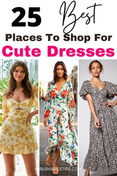 Looking for cute dresses for women? Check the list of the best brands to shop for the cutest and trendiest dress designs this year!| fall dresses for women | fall dresses for wedding guests | fall dresses aesthetic | fall dresses casual | fall dresses for plus size women | flower girl dress | one piece & sets | bridesmaid dress | long fall dresses | white dress fall | sun dresses | cute fall outfits | floral dress | trendy fall dresses | casual fall dresses | fall dresses chic