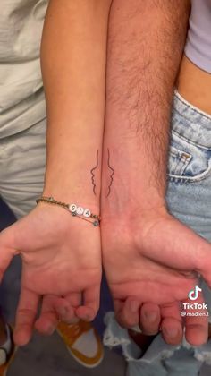 Wrist tattoo, side profile of baby's face Matching Parent Tattoos, Tattoos For Your Son, Tattoo Ideas Realistic, Tattoo For My Son, Mom Baby Tattoo, Tattoos For Baby Boy, Artistic Tattoos, Motherhood Tattoos, Baby Tattoo Designs