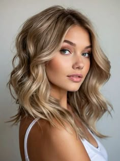 Lainey Wilson Hair Color, Melted Balayage, Blond Închis, Mom Hair, Summer Blonde, Natural Blonde, Lob Haircut