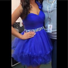 Blue Homecoming Dress! Perfect Condition, Smoke Free Home! Blue Homecoming Dress, Blue Homecoming Dresses, Homecoming Dress, Homecoming Dresses, Homecoming, Colorful Dresses, Color Blue, Prom Dresses, Prom