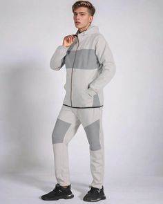 This renounced fashion hoodie fleece suit is inspired from current fashion trends in jogging suit outfits. The matching top and bottom Fleece suit is featured in a premium quality fleece material to last many winter seasons. 2-piece Sweat suits are a common part of the winter wardrobe. This sweat jacket and fleece sweatpants outfit is an ideal outfit for casual weekend activities, casual work wear and much more. About this item1. Heavy duty 400GSM cotton blend material for the winter weather2. Full zip up fleece hoodie with 2 side pockets and adjustable toggles around hood3. Warm fleece sweatpants with 2 side pockets, 1 back pocket, an elastic waistband and toggles at ankle to tighten for a jogger style look4. Standard US size cut (runs true to size) 60% Cotton 40% Polyester Product detail Sweat Suits, Sweat Jacket, Casual Work Wear, Sweatpants Outfit, Weekend Activities, Jogging Suit, Current Fashion, Fleece Sweatpants, Casual Weekend