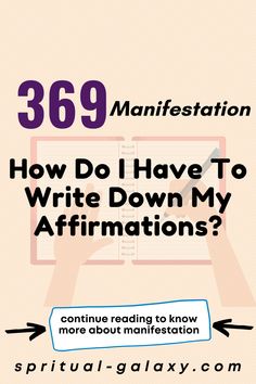 369 Manifestation - Ways On Writing Down Your Affirmations For This Manifestation Method Spirituality Affirmations, Start Manifesting, On Writing, Manifestation Board, Law Of Attraction Tips, Lucid Dreaming, Manifestation Affirmations