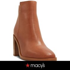 in stock Womens Ankle Boots, Ankle Booties, Cognac, Bootie Boots, Brown Leather, Ankle Boots, Shoe Accessories, In Store, Pick Up