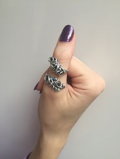 Made in Europe. Handmade wire wrapped ring made from aluminium wire whit Swarovski crystal different colour. Ring is adjustable. Shipping time: This item is finished product and it will be sent immediately. Shipping time is 1 to 4 weeks (depends of your Custom office and Post office).  Thank you for visiting my shop! https://www.etsy.com/shop/WiredLifeArt Idea For Anniversary, Custom Office, Handmade Wire Wrapped, Silver Colour, Wire Wrapped Rings, Handmade Wire, Anniversary Gift For Her, Open Ring, Ring Silver