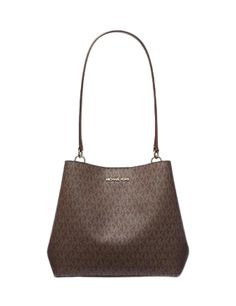 Shoulder bagLogo-print canvasGold-tone hardware10.5”W X 8.75”H X 4.75”DHandle drop: 11”Interior details: center zip pocketLining: 100% polyesterSnap fasteningStyle # 35S4G3FS2VColor: Brown Brown Monogram Canvas Bag With Silver-tone Hardware, Brown Monogram Canvas Bag With Metal Hardware, Daily Use Coated Canvas Shoulder Bag With Metal Hardware, Everyday Monogram Canvas Bag With Silver-tone Hardware, Everyday Monogram Canvas Shoulder Bag With Metal Hardware, Monogram Canvas Shoulder Bag With Metal Hardware, Brown Coated Canvas Bag With Metal Hardware, Travel Bag With Monogram Canvas And Silver-tone Hardware, Everyday Monogram Canvas Bag With Metal Hardware