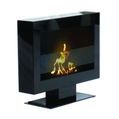 Anywhere Fireplace Tribeca II Indoor/Outdoor Floor Standing - Black - The Outdoor Fireplace Store Standing Fireplace, Ventless Fireplace, Wall Mount Fireplace, Mounted Fireplace, Ethanol Fireplace, Bioethanol Fireplace, Freestanding Fireplace, Wall Mount Electric Fireplace, Contemporary Fireplace