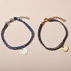 Available in a range of striking colours, our beautifully handwoven Personalized Braided Chain Bracelet is the perfect mix of sentiment and style, hand-engraved with your own special words.Available in 18K Champagne Gold PlatedAdjustable chain from 5.5 to 7Charm: 10mm diameter, 0.5mm thicknessSecure clasp fasteningCharm can't be removed from this chainHand-engraved in our London workshopSent with love in a complimentary gift boxAny slight variations in lettering depth, spacing and alignment from Engraved Braided Bracelets As Gift, Engraved Braided Bracelet Gift, Engraved Braided Bracelet As Gift, Engraved Round Braided Bracelets As Gift, Adjustable Personalized Chain Bracelet For Friendship, Personalized Adjustable Chain Bracelet For Friendship, Gold Braided Bracelets Gift, Gold Braided Friendship Bracelets As Gift, Gold Braided Beaded Bracelets As Gift