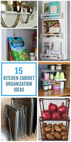 the top ten kitchen cabinet organization ideas